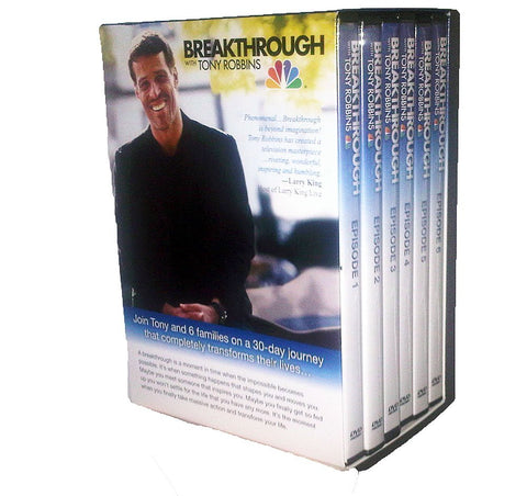 Breakthrough With Tony Robbins DVD Set (6 DVDs- Episodes 1-6)