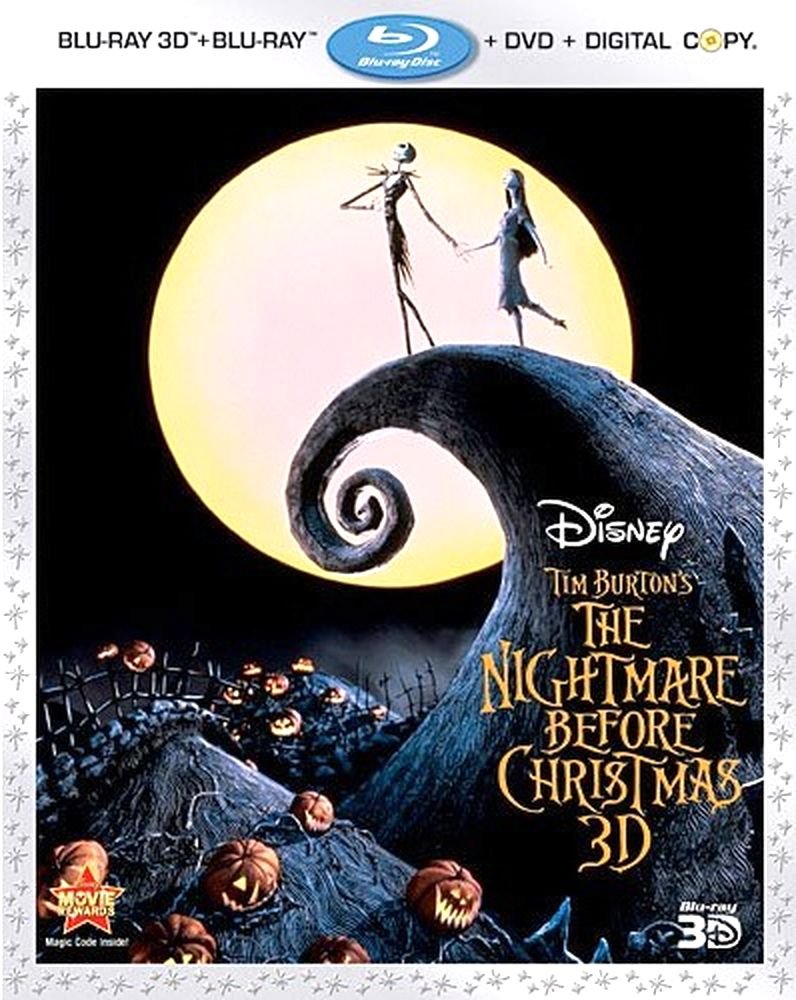 The Nightmare Before Christmas (Three-Disc Combo: Blu-ray 3D / Blu-ray / DVD / Digital Copy) [3D Blu-ray]