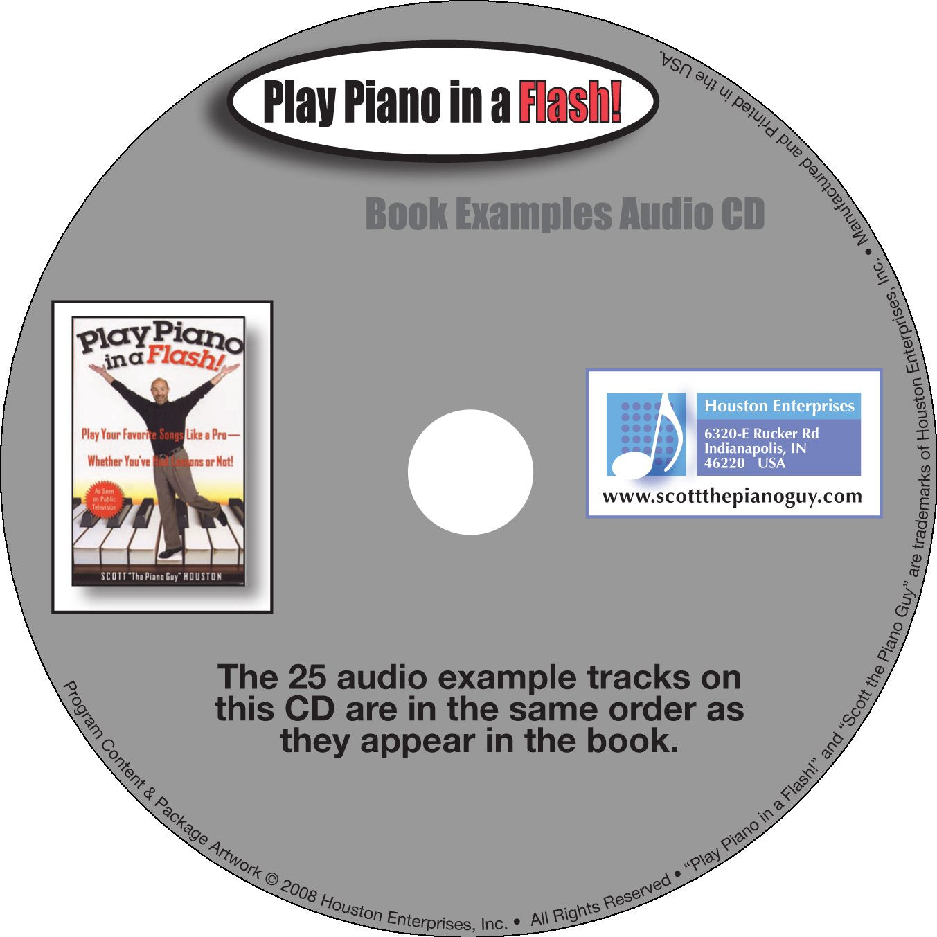 Play Piano in a Flash! Book Examples Audio CD