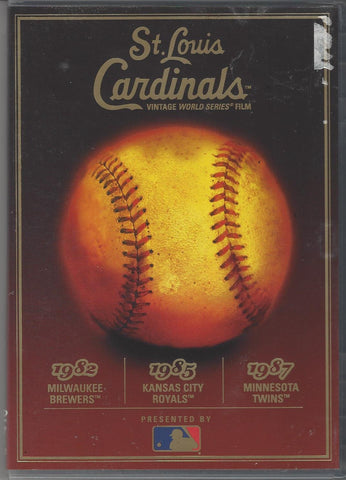 1980's St. Louis Cardinals World Series - 1982 vs. Milwaukee Brewers, 1985 vs. Kansas City Royals, 1987 vs. Minnesota Twins [DVD]