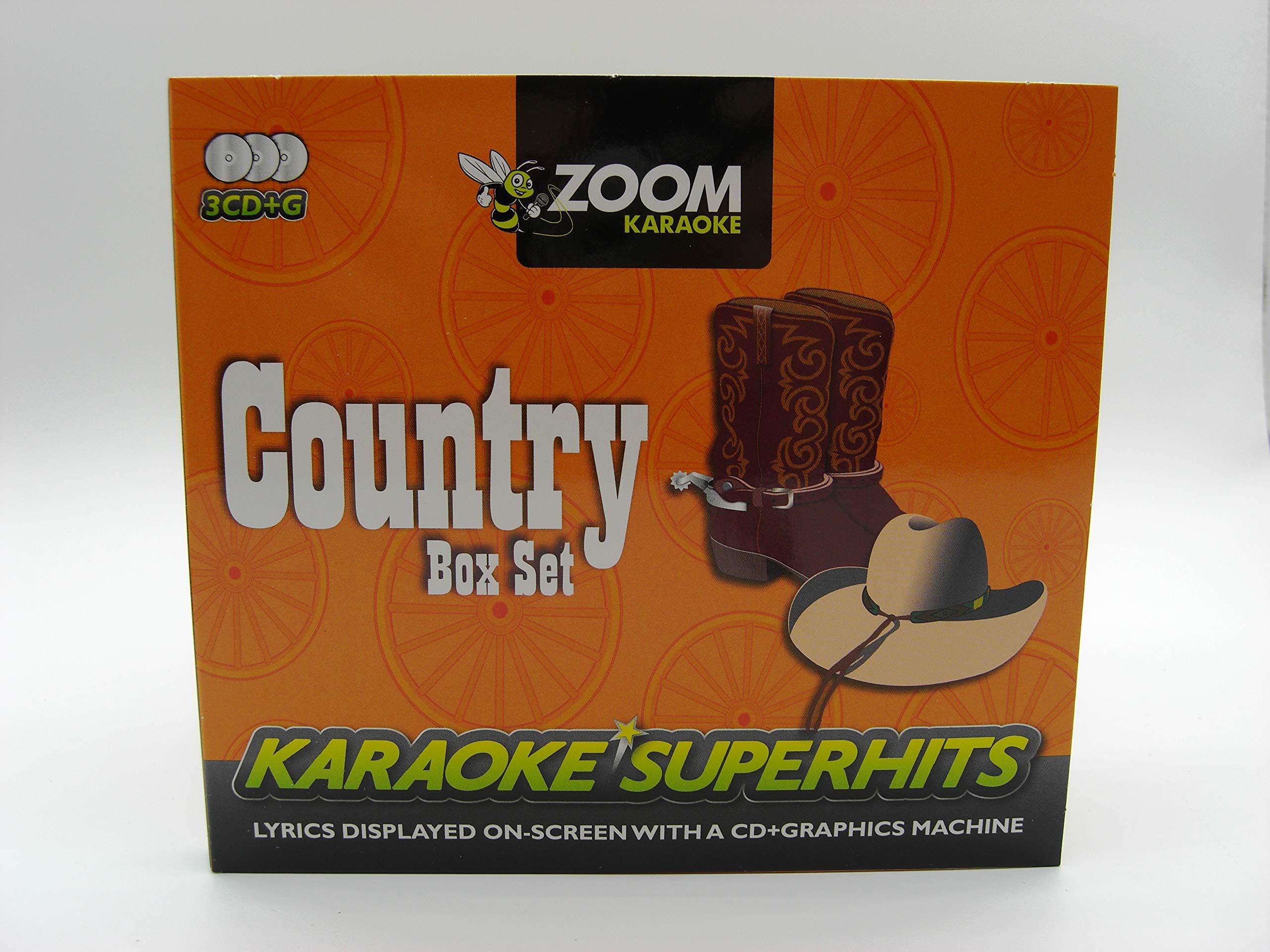 Zoom Karaoke CD+G - Country Superhits - Triple CD+G Karaoke Pack
