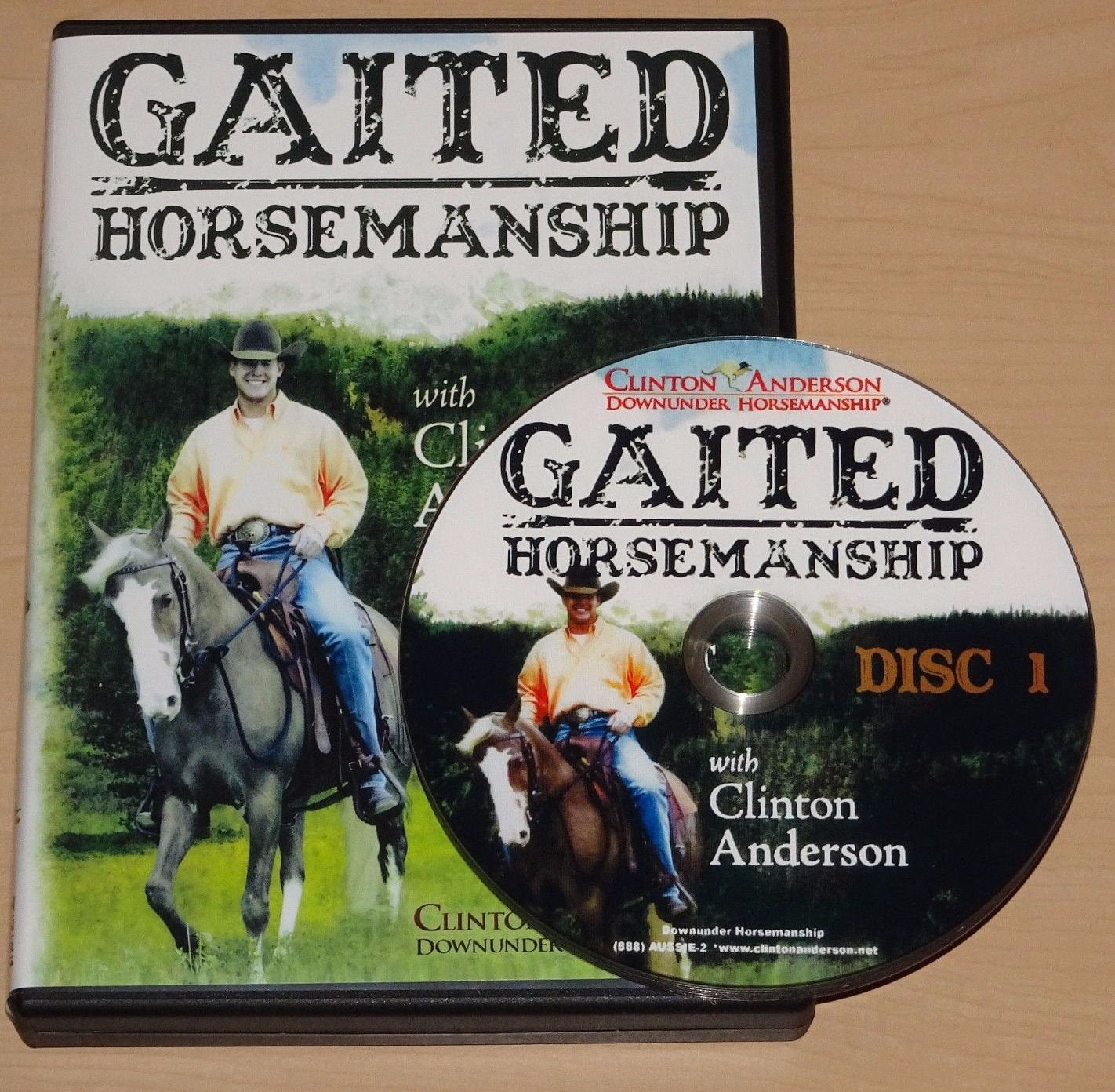 CLINTON ANDERSON GAITED HORSEMANSHIP 6 DISC DVD SET