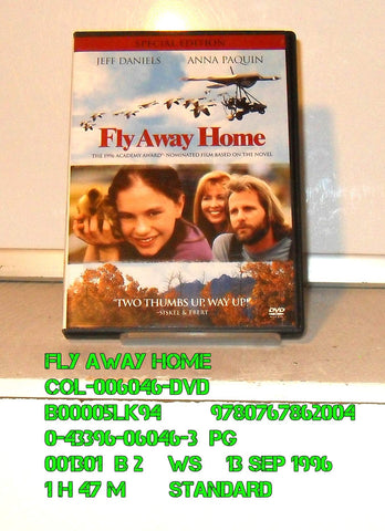 Fly Away Home (Special Edition) [DVD]