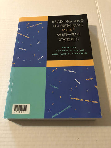 Reading and Understanding More Multivariate Statistics