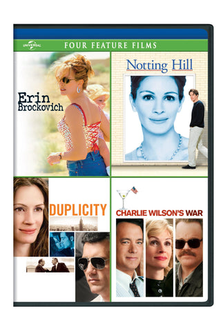 Erin Brockovich / Notting Hill / Duplicity / Charlie Wilson's War Four Feature Films