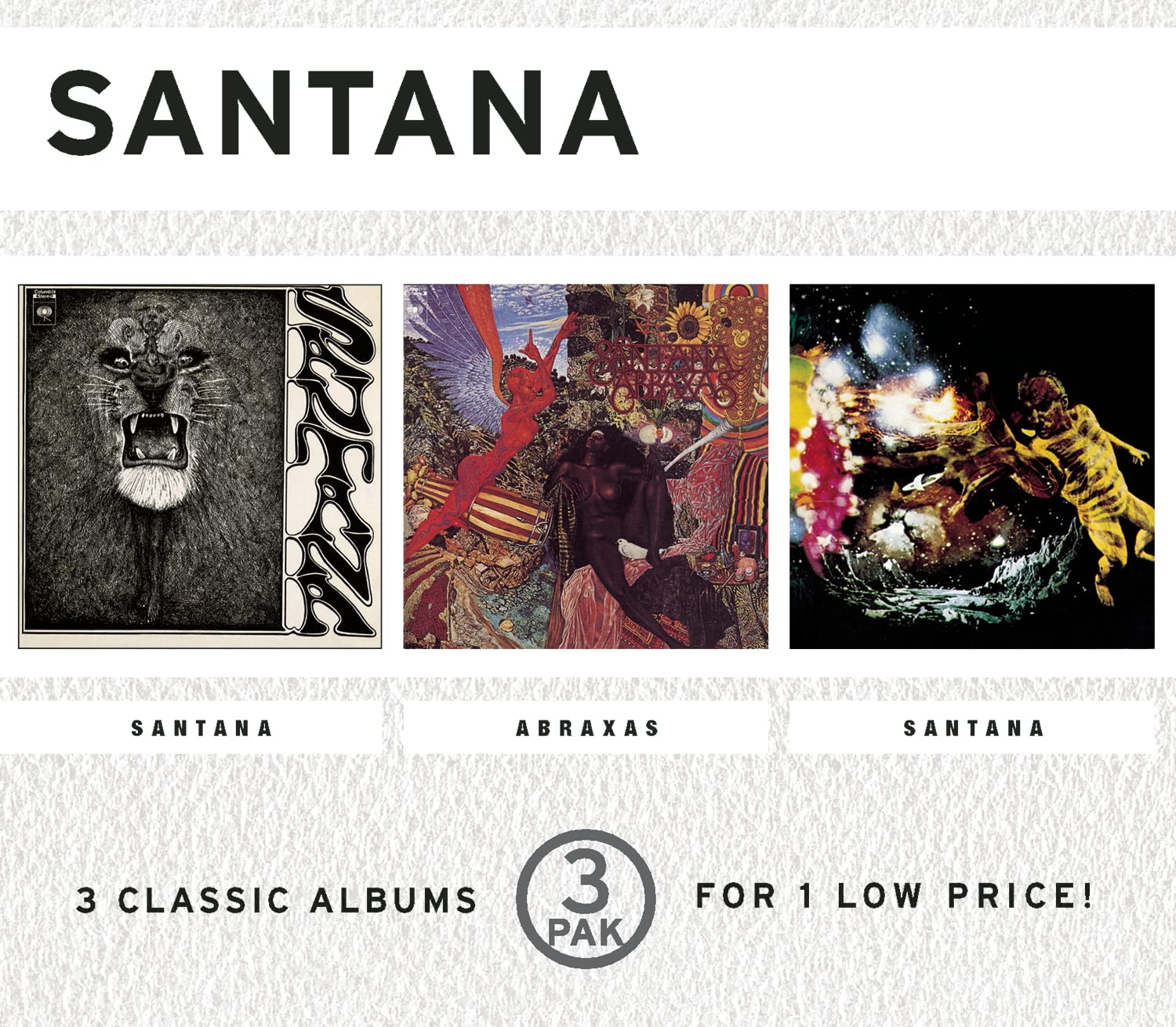 Santana/Abraxas/Santana(III) (3 Pak)