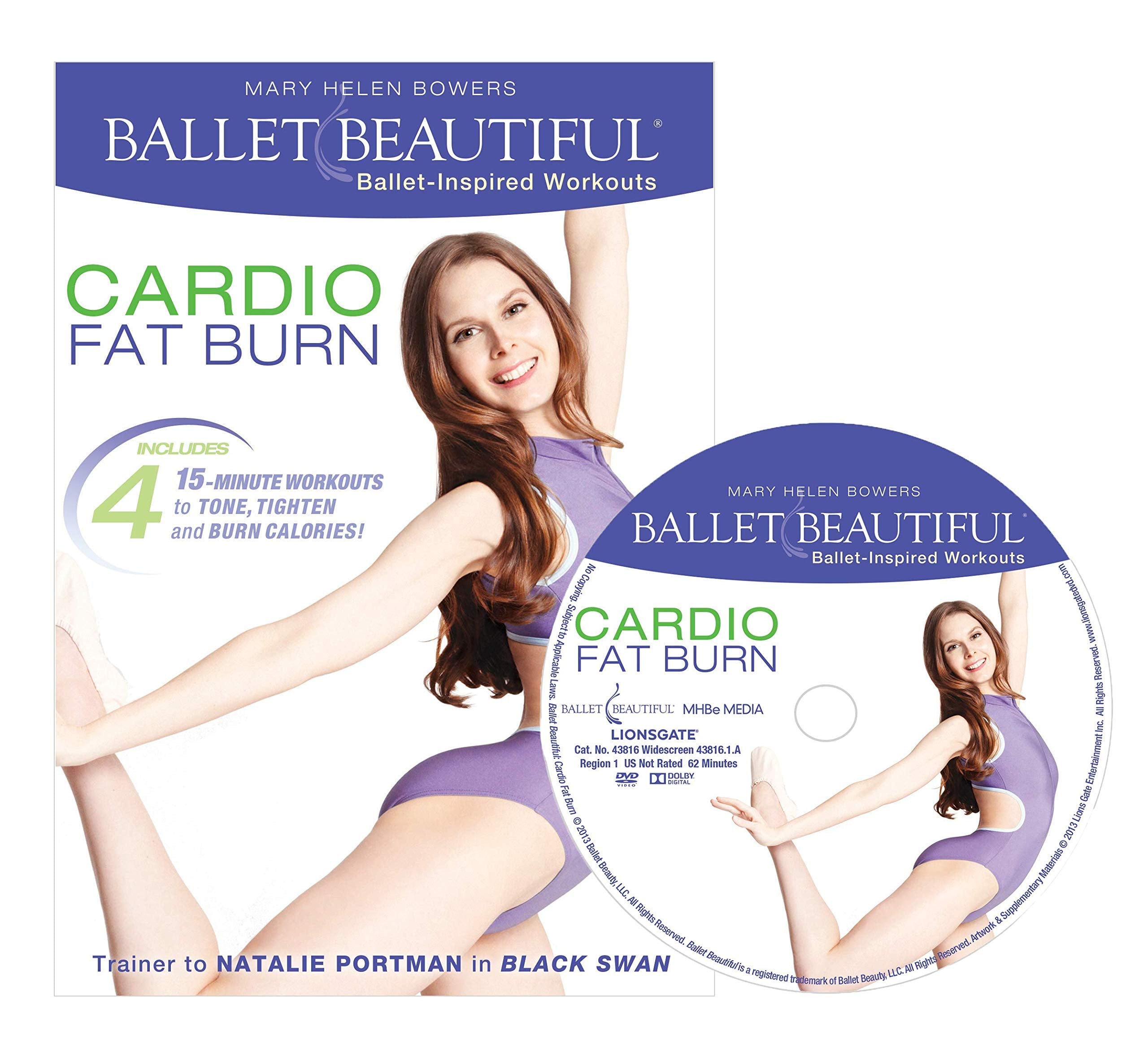 Ballet Beautiful Ballet Workout DVD - Cardio Fat Burn. Mary Helen Bowers Barre Dance Inspired Fitness DVD