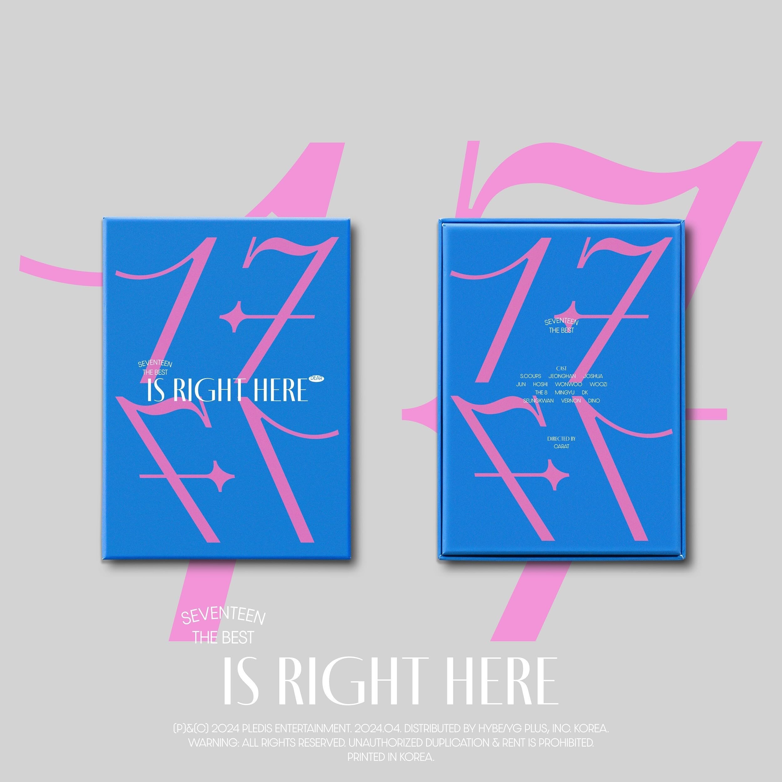 SEVENTEEN BEST ALBUM '17 IS RIGHT HERE' [DEAR Ver.]