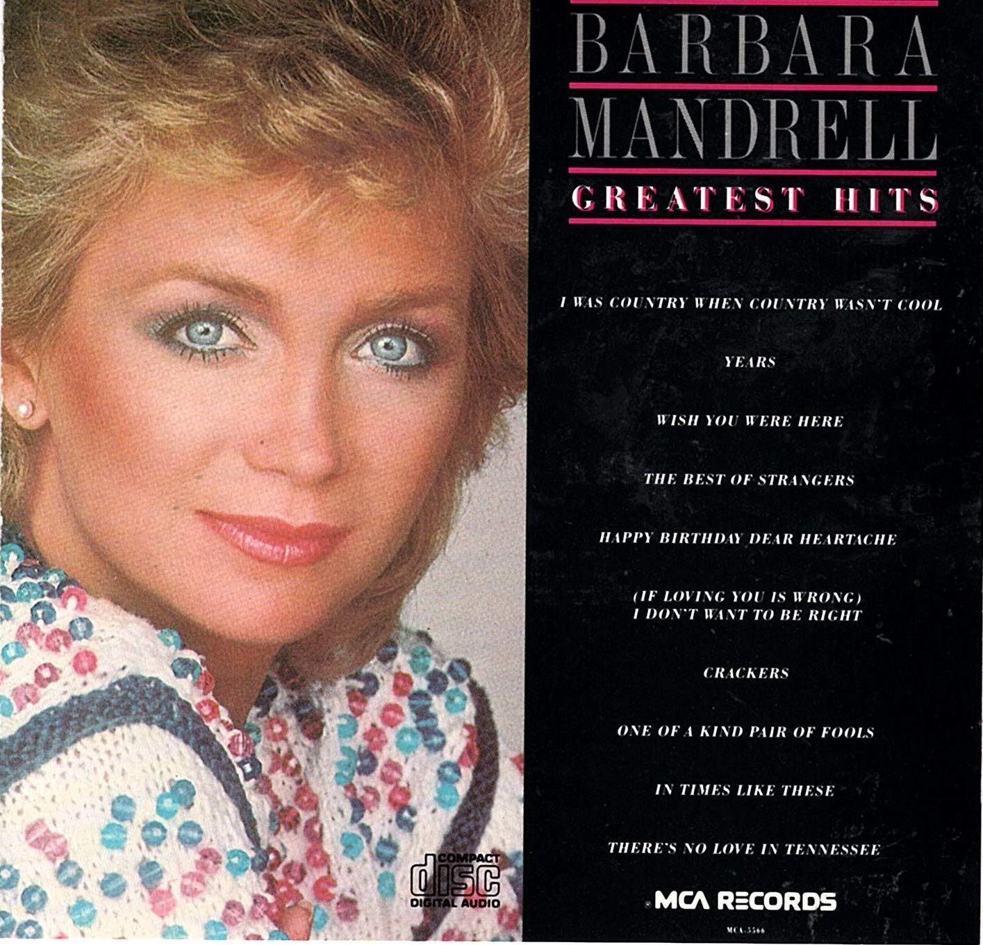 Barbara Mandrell Greatest Hits Mca Japan/usa Nm