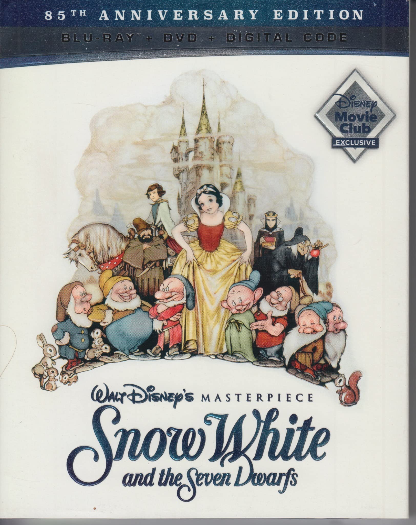 Snow White and the Seven Dwarfs (85th Anniversary Edition) [Blu-ray + DVD + Digital HD]