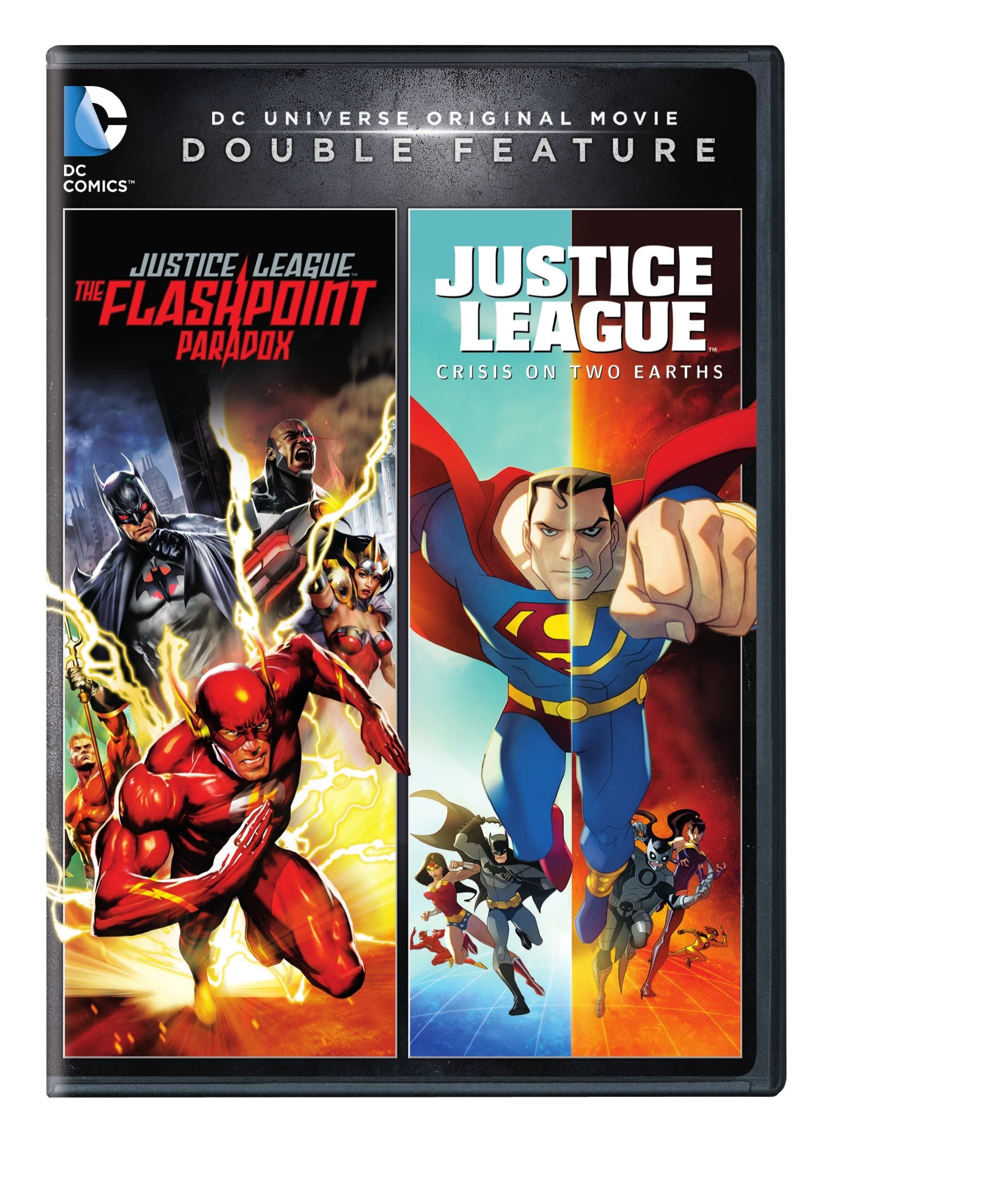 Justice League: Flashpoint Paradox / Crisis on Two Earths (DVD)