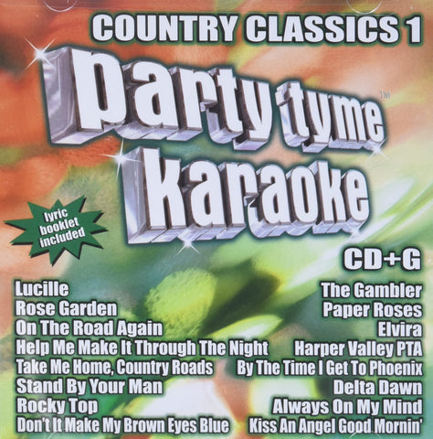 Party Tyme Karaoke - Country Classics 1 (16-song CD+G)