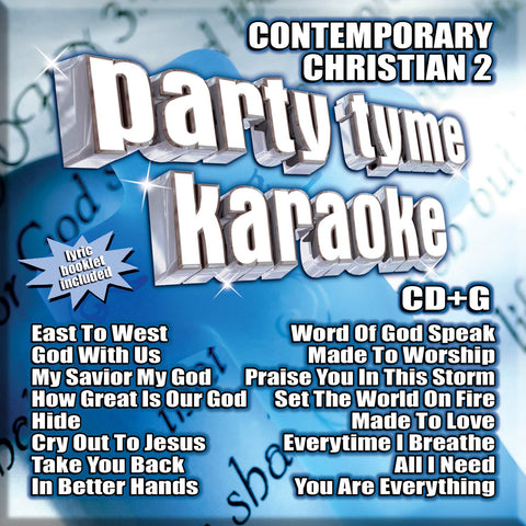 Party Tyme Karaoke - Contemporary Christian 2 (16-song CD+G)