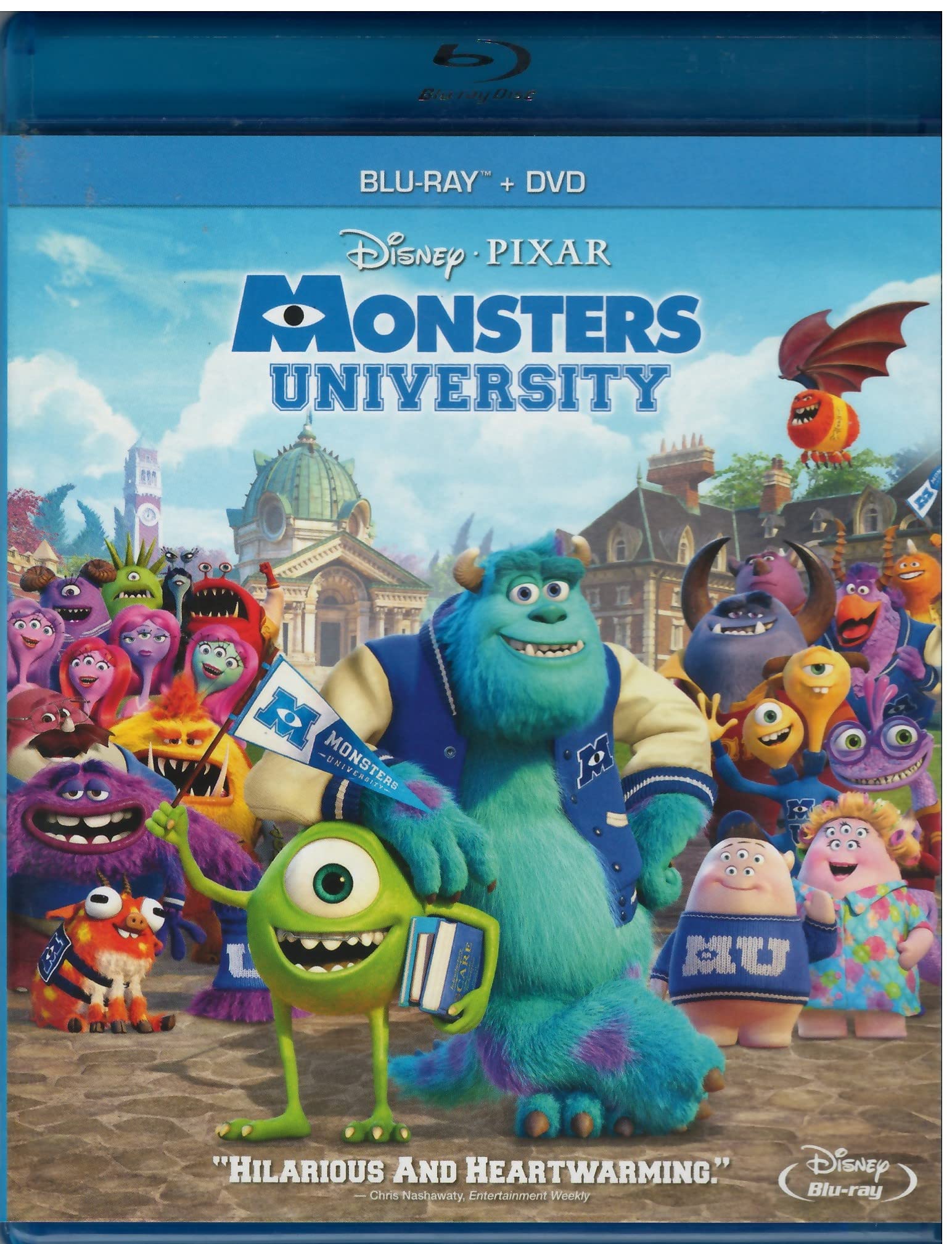 Monsters University Blu-ray + DVD Includes Bonus DVD Disc with Bonus Content "College Days"