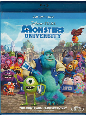 Monsters University Blu-ray + DVD Includes Bonus DVD Disc with Bonus Content 