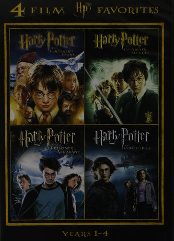 Harry Potter Years 1-4: Sorcerer's Stone / Chamber of Secrets / Prisoner of Azkaban / Goblet of Fire