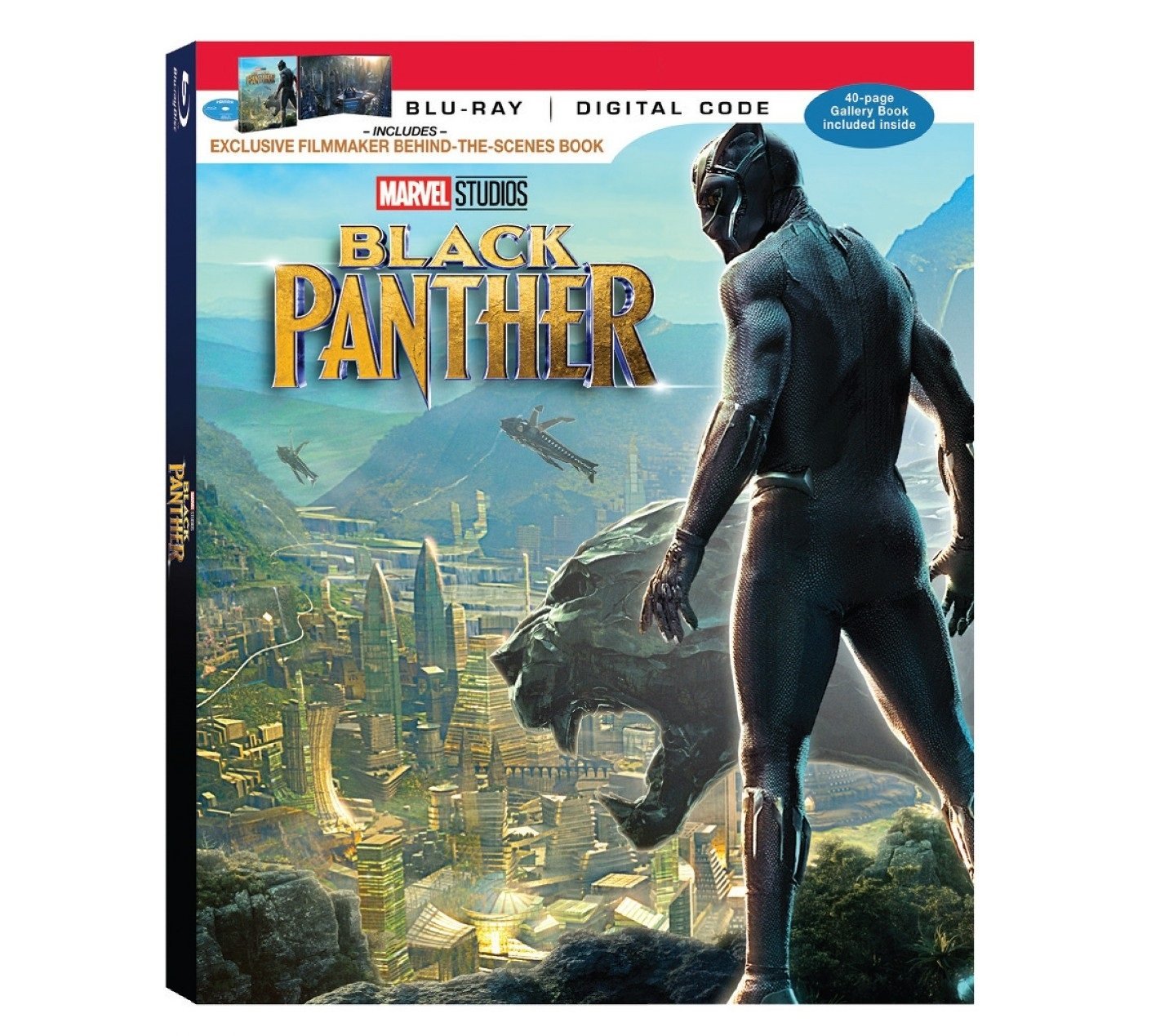 Marvel's Black Panther Limited Edition (Blu-ray + Digital) Includes Exclusive Filmmaker Behind-The-Scenes Book