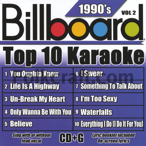 Billboard Top 10 Karaoke - 90's Vol. 2