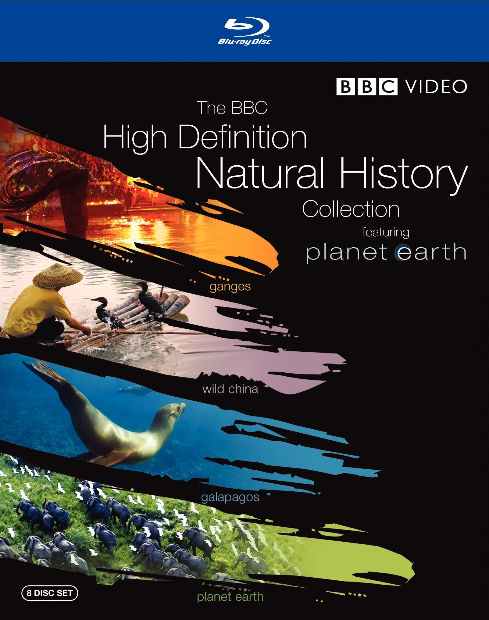 The BBC High Definition Natural History Collection (Planet Earth / Wild China / Galapagos / Ganges) [Blu-ray]