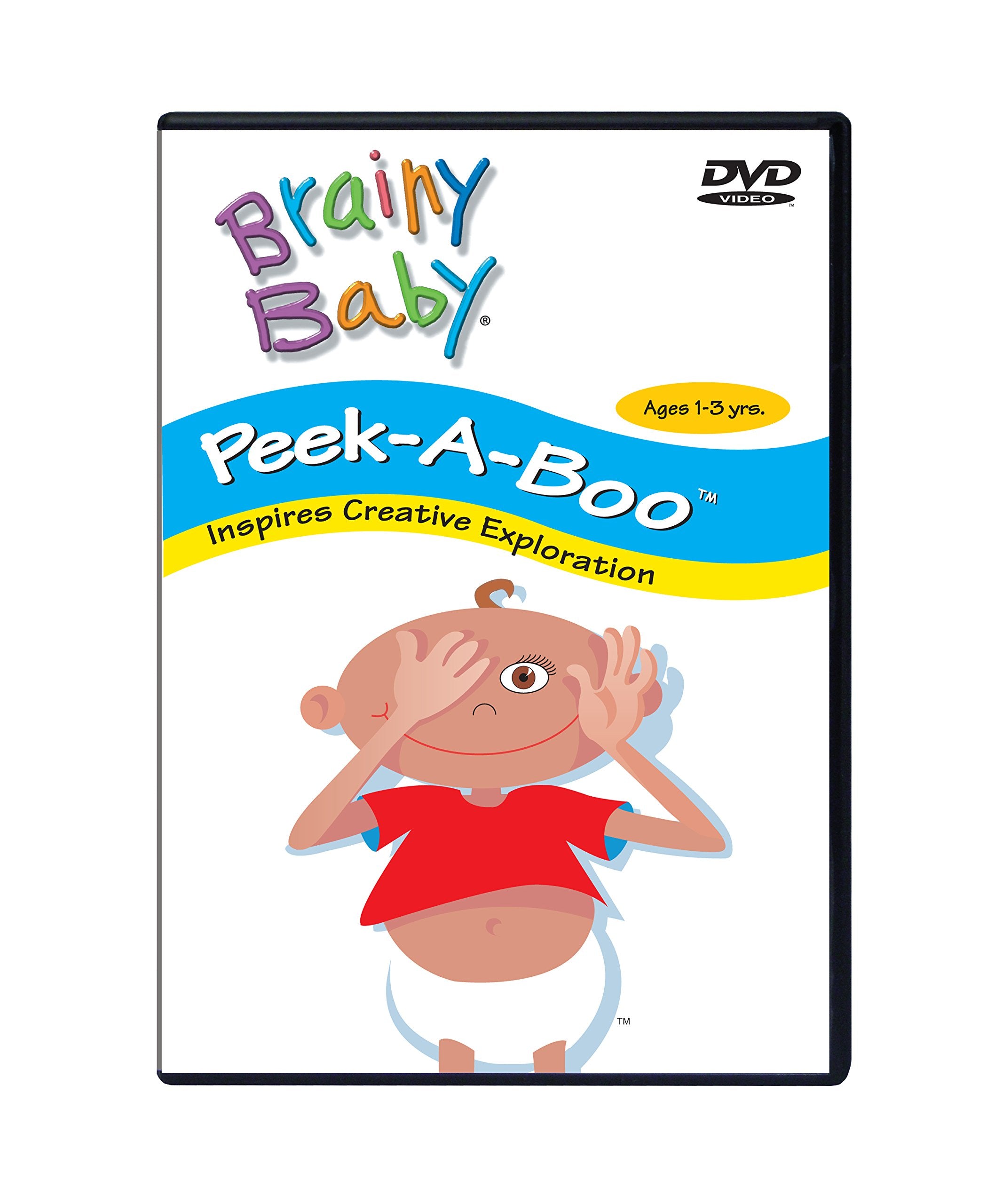 Brainy Baby Peek a Boo: Inspiring Creative Exploration Infant Brain Development DVD Classic Edition