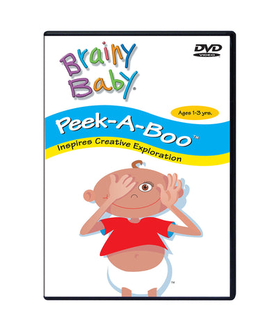 Brainy Baby Peek a Boo: Inspiring Creative Exploration Infant Brain Development DVD Classic Edition