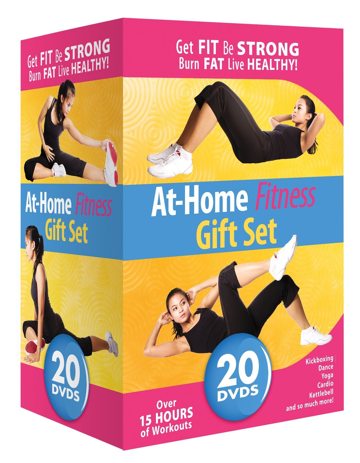 At-Home Fitness Gift Set - 20 DVD Collection