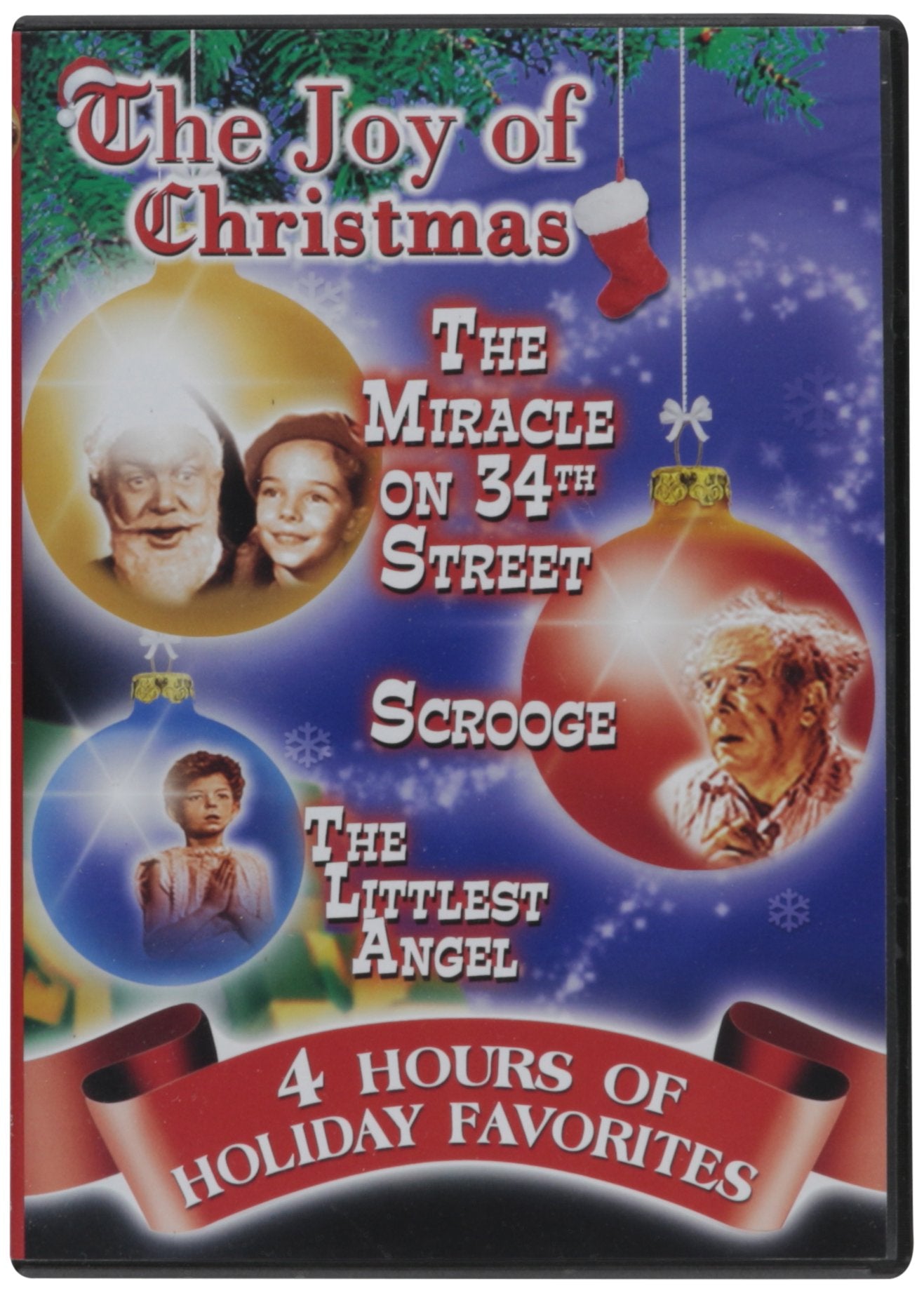 The Joy Of Christmas, 4 Hours Of Entertainment With Miracle On 34th Street, Scrooge, The Littlest Angel Plus More, 2008 Edition