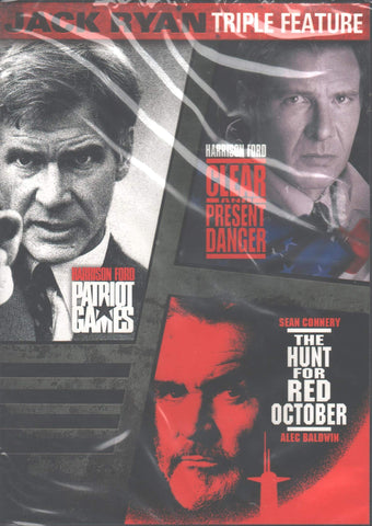 Jack Ryan Triple Feature: Patriot Games / Clear and Present Danger / The Hunt for Red October