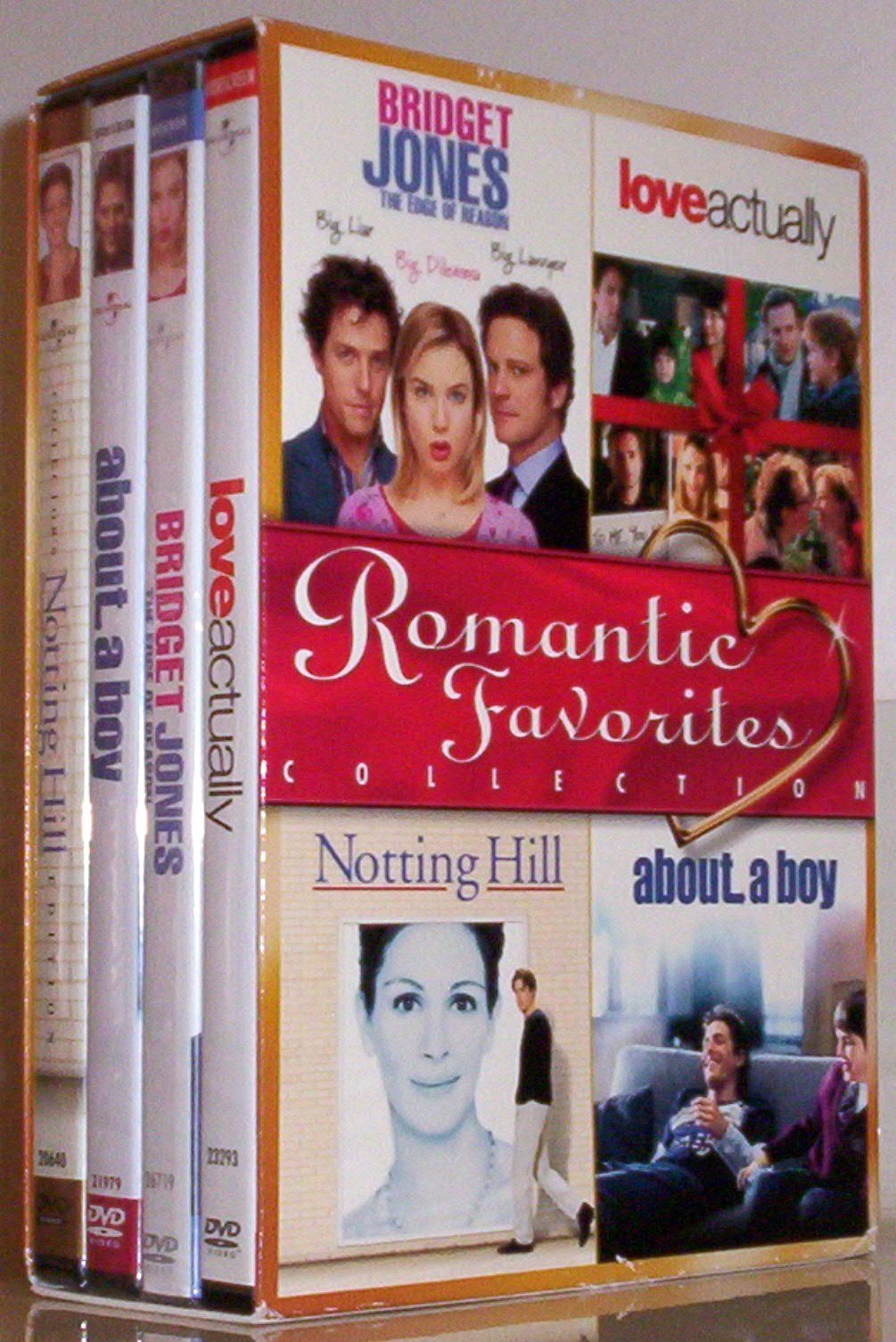 The Romantic Favorites Collection (Bridget Jones - The Edge of Reason / About a Boy / Love Actually / Notting Hill) [DVD]