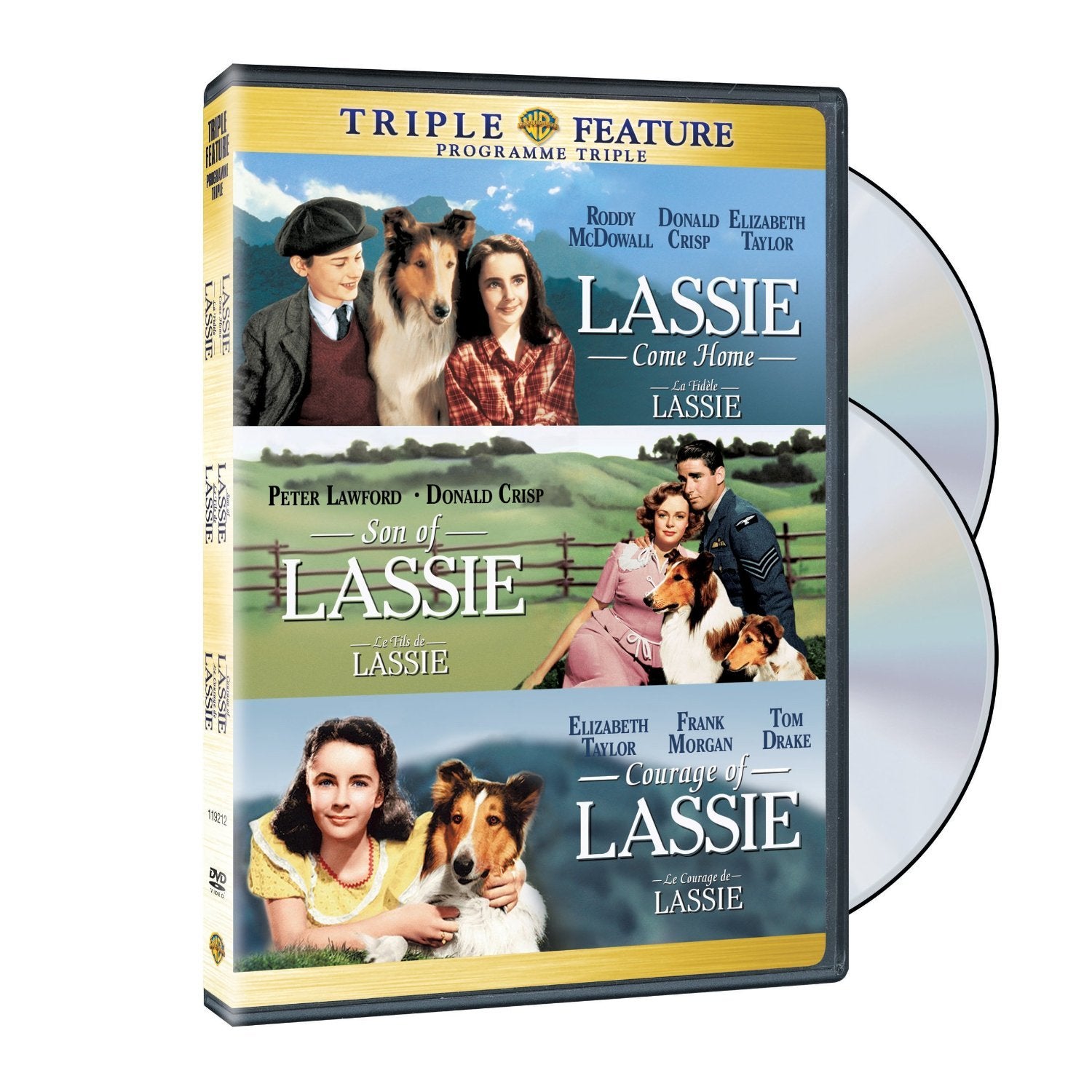 Lassie Come Home/Son of Lassie/Courage of Lassie (DVD) (3FE) (Multi-Title)