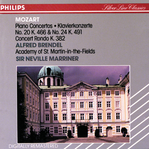 Mozart: Piano Concertos No. 20 K. 466 & No. 24 K. 491; Concert Rondo K. 382