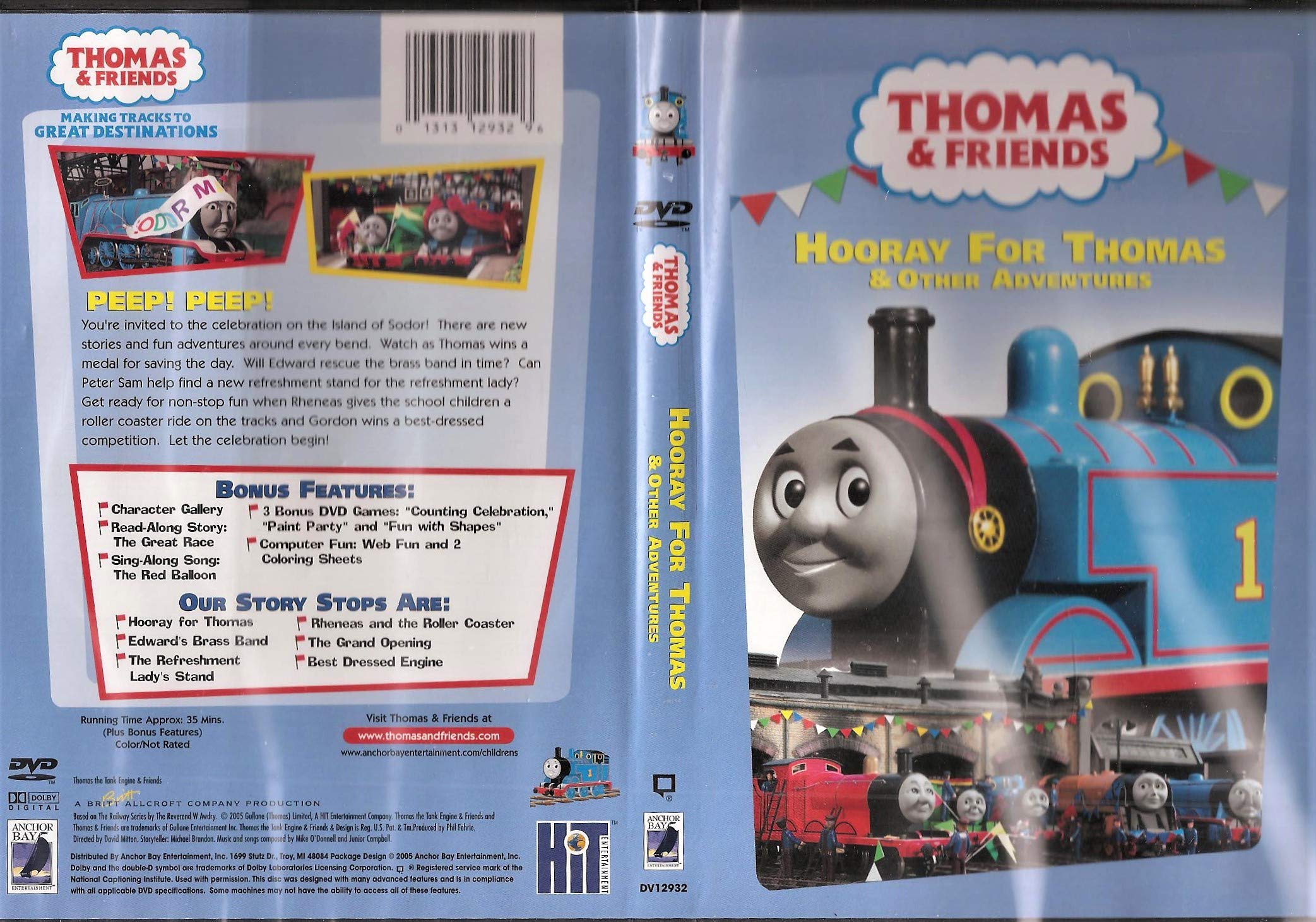 Thomas And Friends - Hooray For Thomas And Other Adventures [DVD]