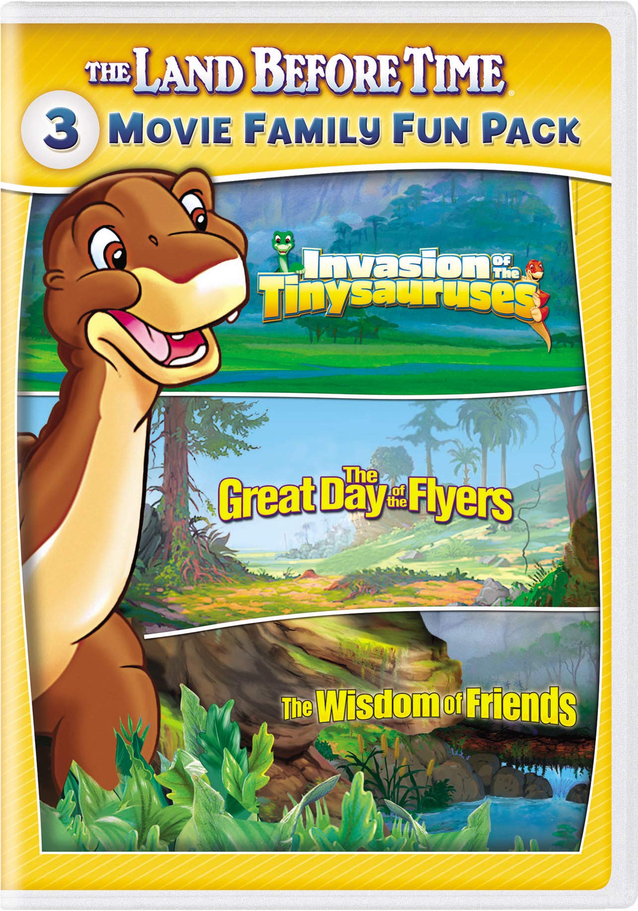 The Land Before Time XI-XIII 3-Movie Family Fun Pack (Invasion of the Tinysauruses / The Great Day of the Flyers / The Wisdom of Friends) [DVD]