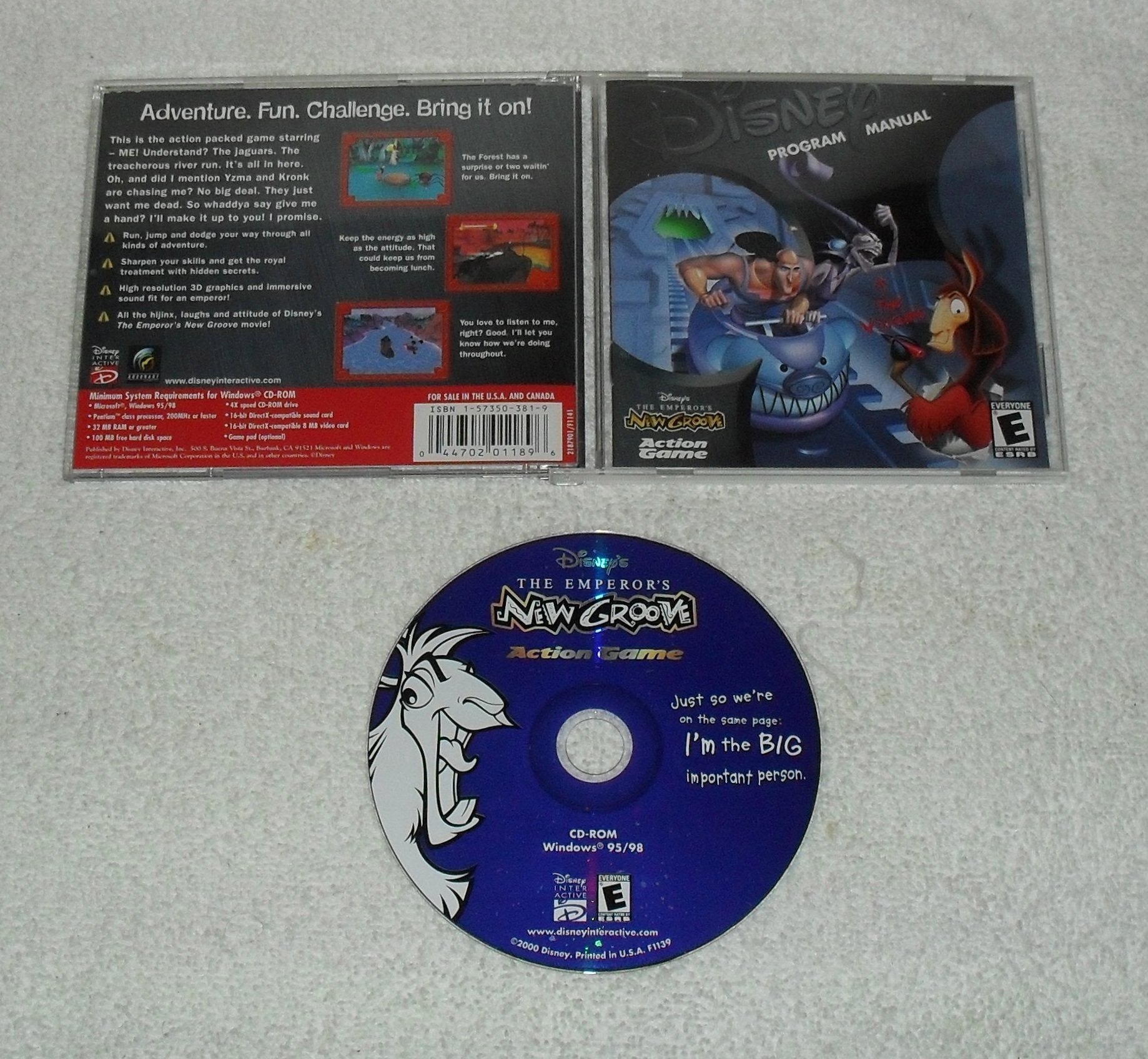 Disney's Emperor's New Groove Action Game (Jewel Case) - PC