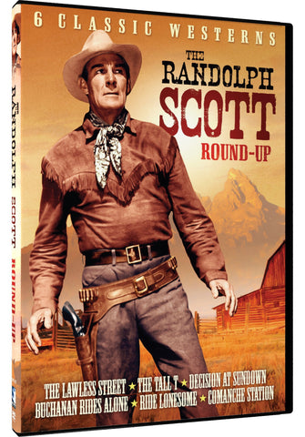 THE RANDOLPH SCOTT ROUNDUP - 6 CLASSIC WESTERNS DVD