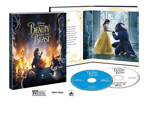 Beauty and the Beast (Blu-ray + DVD + Digital HD) with exclusive 32-page Storybook