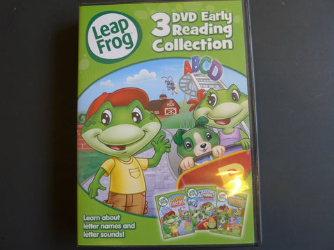 Leapfrog 3 Dvd Early Learning Collection - Letter Factory / The Amazing Alphabet Amusement Park / Scout & Friends Phonics Farm