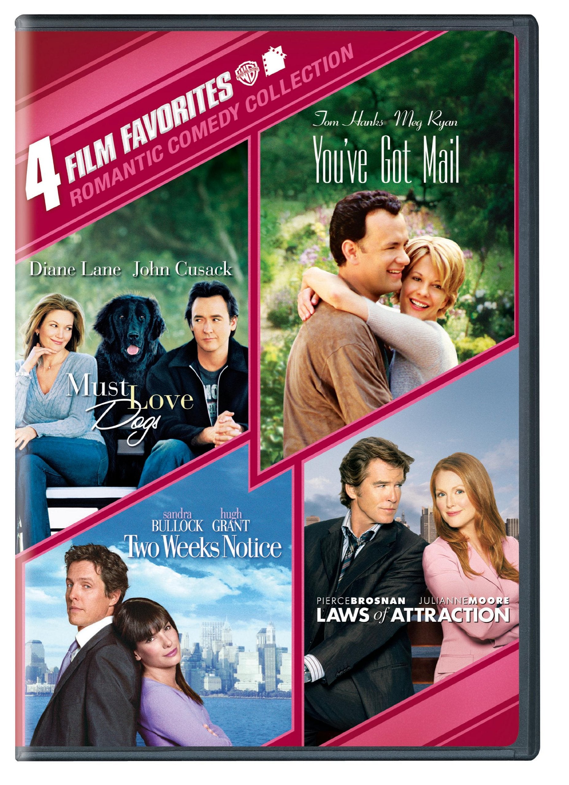 4 Film Favorites: Romantic Comedies (Laws of Attraction, Must Love Dogs, Two Weeks Notice, You've Got Mail: Deluxe Edition)