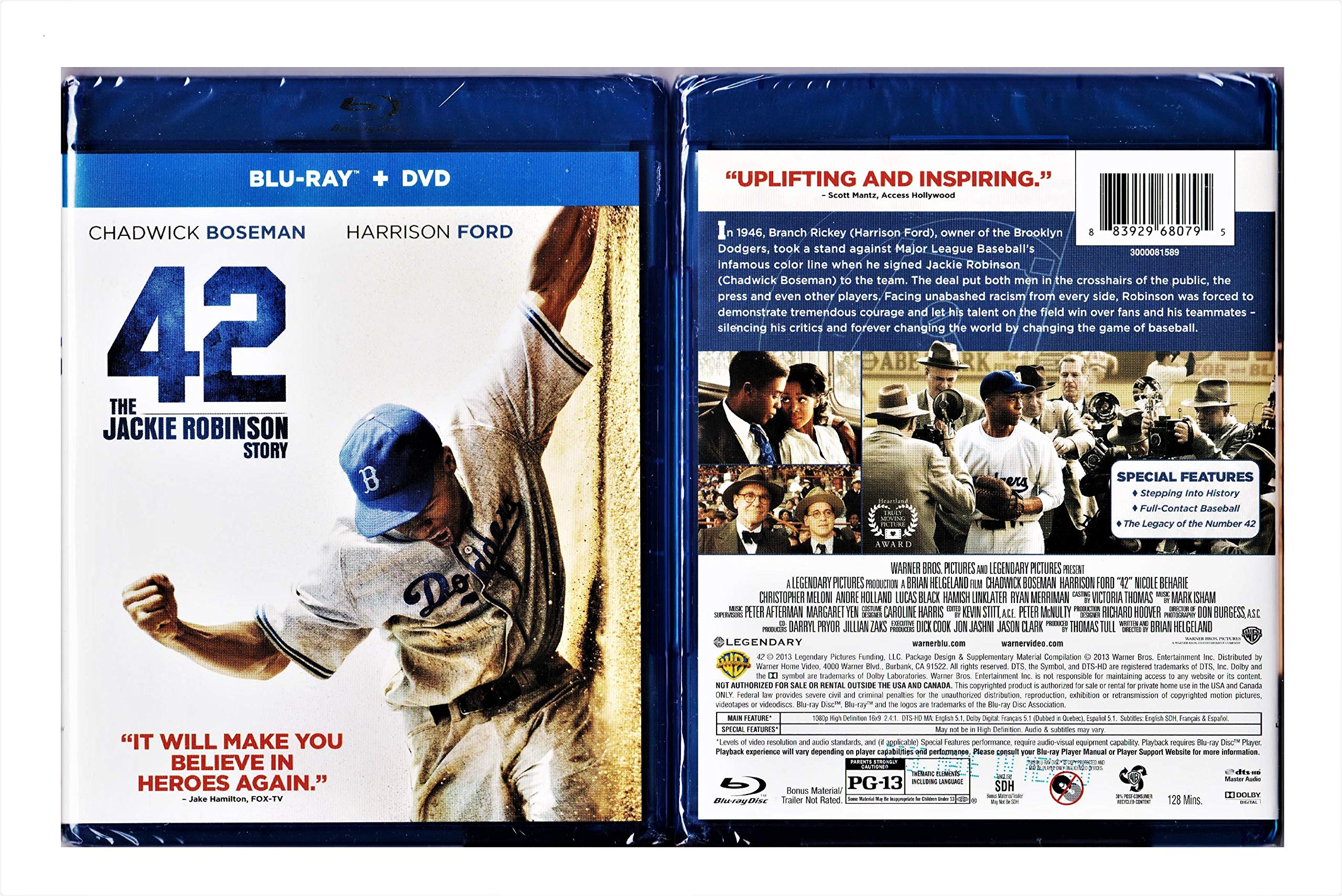 42 The Jackie Robinson Story (Blu-ray + DVD)