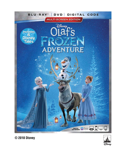 OLAF'S FROZEN ADVENTURE PLUS 6 DISNEY TALES (EXTENDED HOME VIDEO EDITION)