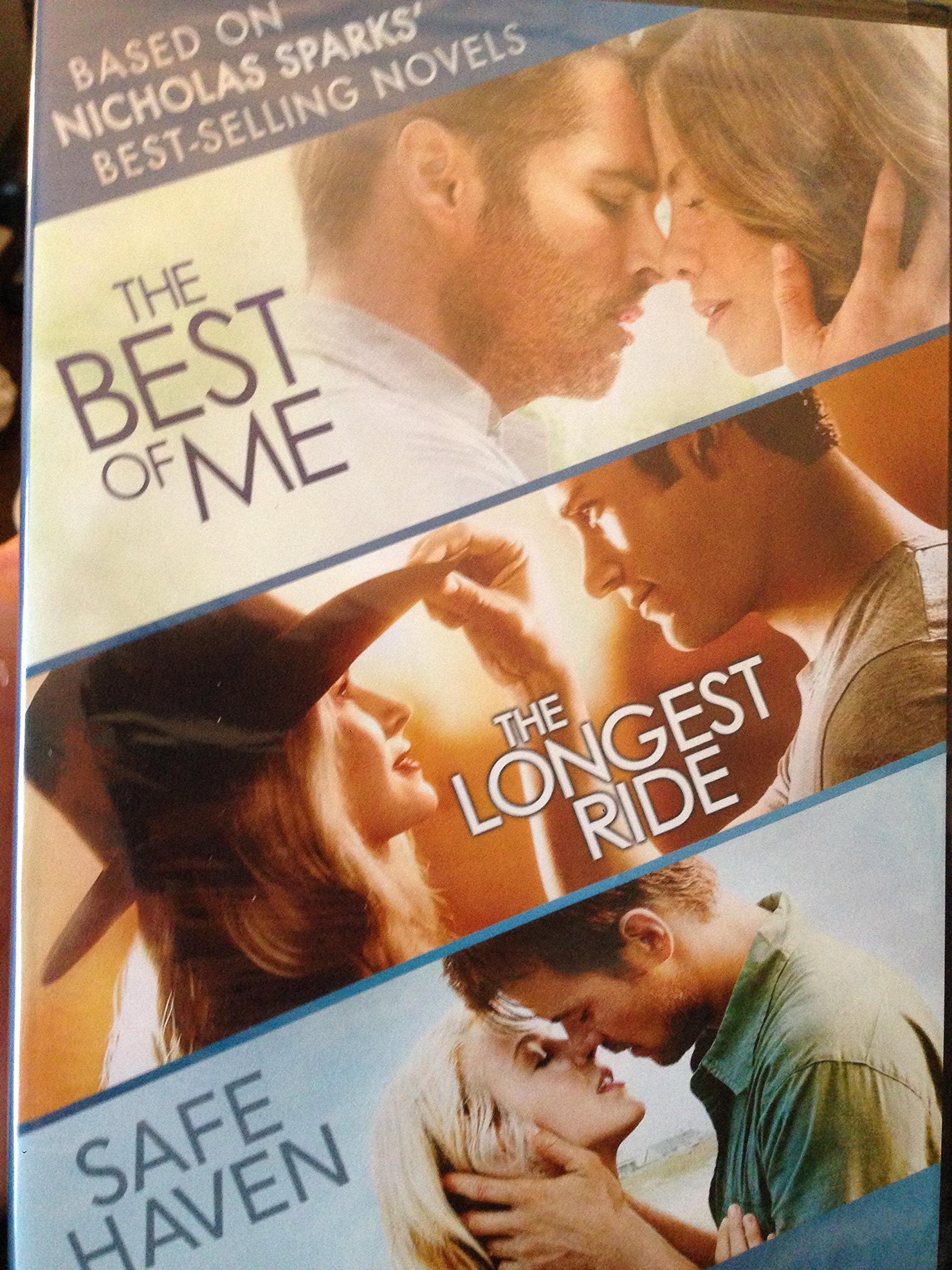 Movies Based on Nicholas Sparks' Best-Selling Novels: The Best of Me, The Longest Ride, and Safe Haven
