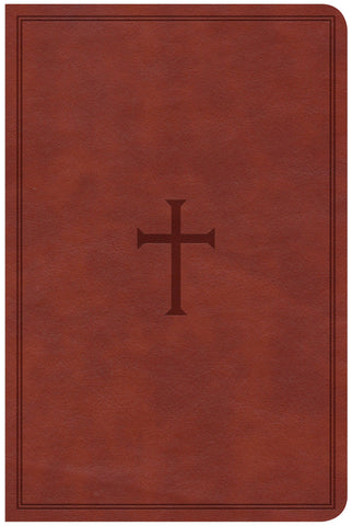 CSB Compact Ultrathin Bible, Brown LeatherTouch