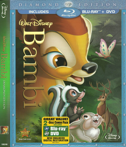 Bambi (Two-Disc Diamond Edition Blu-ray/DVD Combo in Blu-ray Packaging)