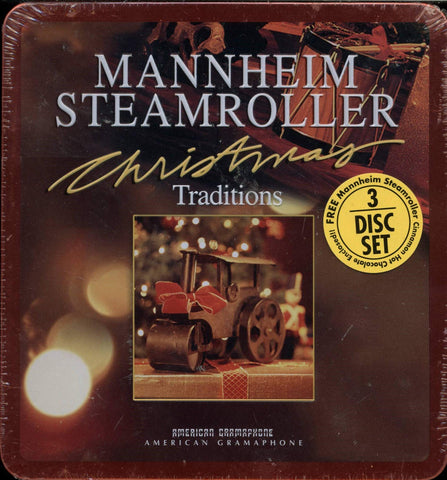 Mannheim Steamroller Christmas Traditions 3 CD Set Including Christmas Extraordinaire, Christmas in the Aire and Mannheim Steamroller Christmas.