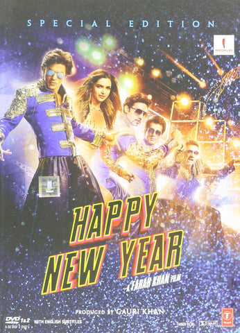 HAPPY NEW YEAR DVD [BOLLYWOOD] - 2 DISC SPECIAL EDITION [DVD] [2014] (Valentine's Day)(ROMANTIC)