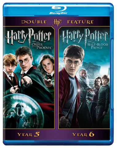 Harry Potter Double Feature: Harry Potter and the Order of the Phoenix /Harry Potter and the Half-Blood Prince [Blu-ray]