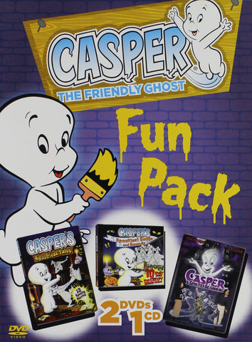 Casper the Friendly Ghost Fun Pack (Casper: A Spirited Beginning / Casper's Spookiest Tales / Casper's Spookiest Songs and Sounds)