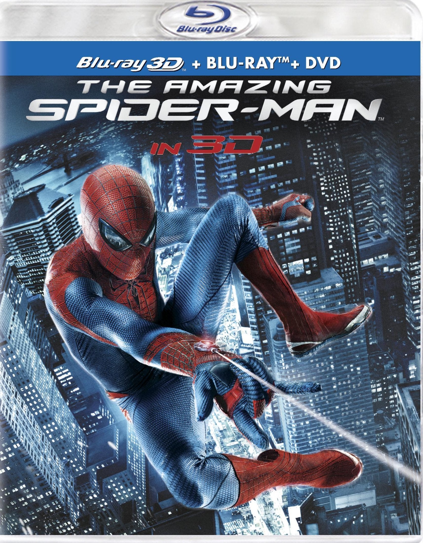 The Amazing Spider-Man (Four-Disc Combo: Blu-ray 3D/Blu-ray/DVD + UltraViolet Digital Copy) [3D Blu-ray]