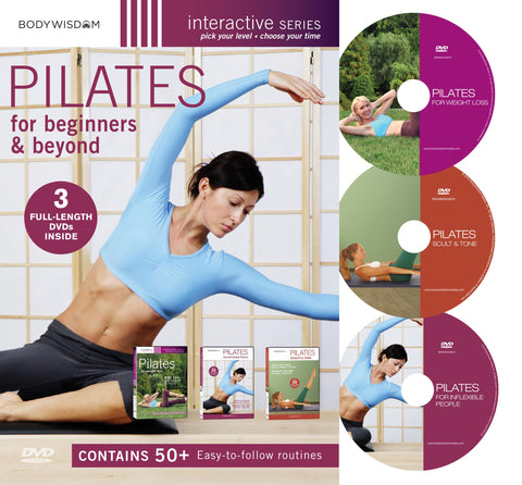 Pilates for Beginners DVD Set: includes Pilates Workouts for Weight Loss, Routines for a Strong Core and Abs.