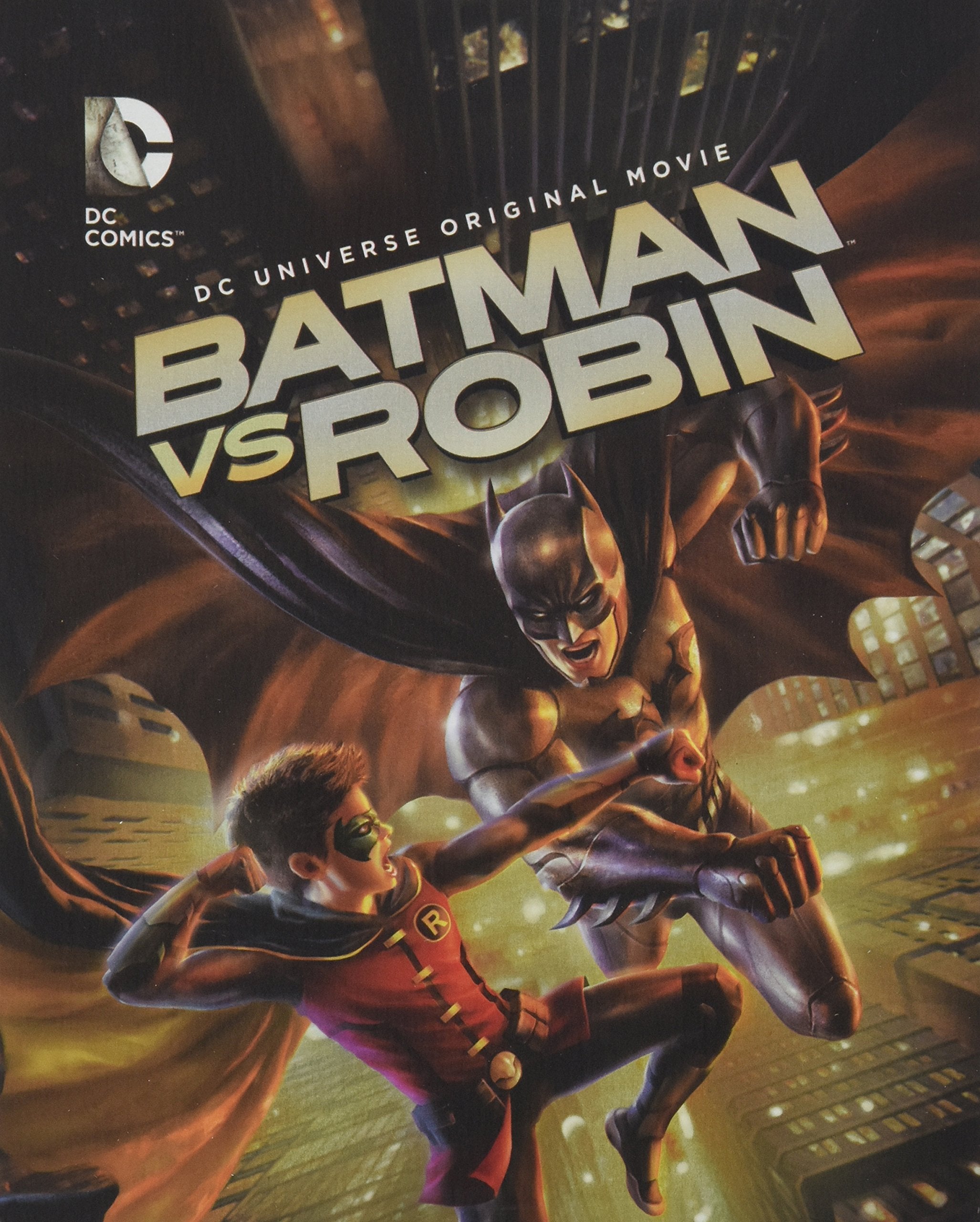 BATMAN vs ROBIN (DC universe original movie) Blu-ray Steelbook + DVD + Digital Copy (Audio & Subtitles: English, Spanish, French & German) IMPORT